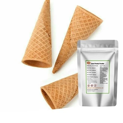 Ais Krim Kon Serbuk Premix Telur Gulung Campuran Wafer Cup Premix Untuk Kegunaan Pencuci Mulut Dan Bakeri